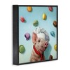 Stupell Industries Pig Chef with Playful Macarons, 24" x 24" - 3 of 4