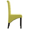 CLIHOME Modern style dining chair, solid wood leg soft cushion fabric kitchen chair(Set of 2) - 3 of 4