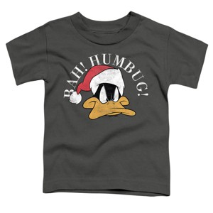 Toddler Boys' Looney Tunes Daffy Duck Head Bah Humbug T-Shirt - 1 of 4