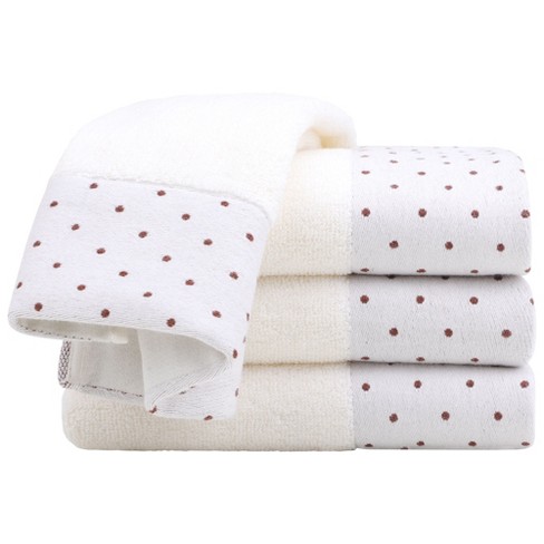PiccoCasa Hand Towel Set Soft 100% Combed Cotton Luxury Towels Highly  Absorbent Bath Towel Beige 4pcs