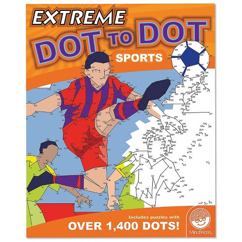 MindWare Extreme Dot to Dot Puzzle and Colouring Book 