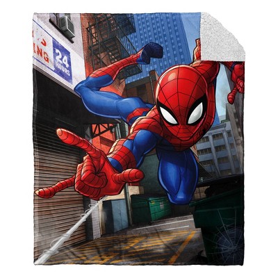 Spider-Man Silk Touch Sherpa Throw