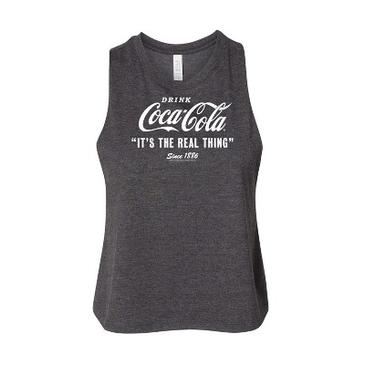 Women's - Coca-Cola - It's The Real Thing Graphic Racerback Tank