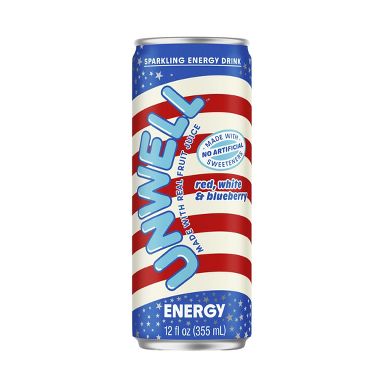 Unwell Energy Red White and Blueberry - 12 fl oz