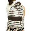 Slickblue Spacious Artistic Backpack, Zipper Pockets, Work & School Daypack, Artistic, Blue, 17.5" x 13" x 5" - 4 of 4