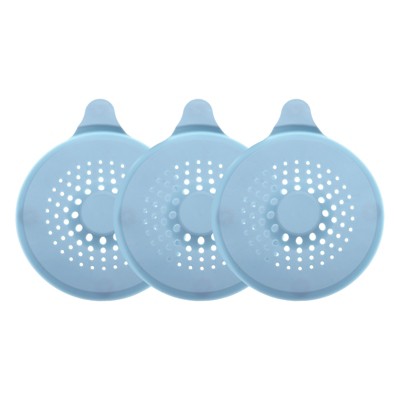 Unique Bargains Silicone Flexible Washable with Suction Cups Tub Drain Stoppers 3 Pcs