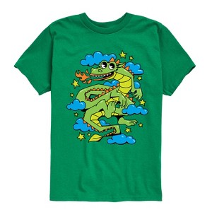 Boys' - Instant Message - I'm A Dragon In The Clouds Short Sleeve Graphic T-Shirt - 1 of 4