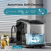 ZAFRO Ice Makers Countertop with Handle,26.5Lbs/24H,9 Cubes in 6 Mins,2 Sizes of Bullet Ice,Portable Machine with SelfCleaning,(Black) - 2 of 4