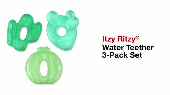 Itzy Ritzy Cutie Coolers 3pk Teether Set, 2 of 9, play video