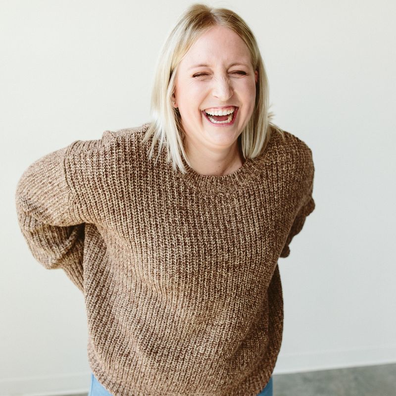 Goumi Mom Organic Chunky Knit Sweater, 5 of 9