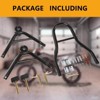 Global Motorcycle Front & Rear Wheel Stand Lift Set, Adjustable Fork Heads & U+L Swingarm Spool, Rear Bracket | Black | 1 Pcs - 3 of 4