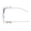 Anna-Kaci Women's Classic Elliptical Small Frame Bow Sunglasses UV400 Protection - 2 of 4