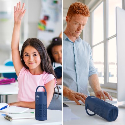 Blue Portable HEPA Air Purifier with Odor Absorbing Filter