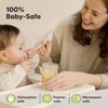 8pk Prep Baby Food Storage Containers, Leak-Proof, BPA Free Glass Baby Food Jars for Feeding - 4 of 4