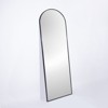 VYNXARIA Full Length Mirrors - 71"x27.5" Black Arch Stand Mirror for Modern Spaces - 3 of 4