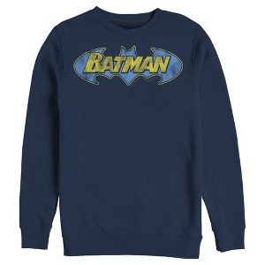 Men's Batman Logo Retro Wing Sweatshirt - 1 of 3
