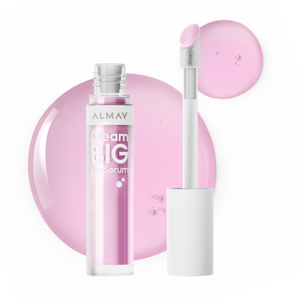 Almay Gleam Big Lip Serum, Lip Moisturizer - Lavender Dreams 200 - 0.13 fl oz
