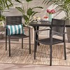 NicBex Outdoor Dining Chairs Set of 2 Modern Patio Aluminum Chairs with Rope Seat,Braided Design - 4 of 4