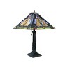 Chloe Lighting Flemingtiffany-style 2 Light Mission Table Lamp 16" Shade - 3 of 3