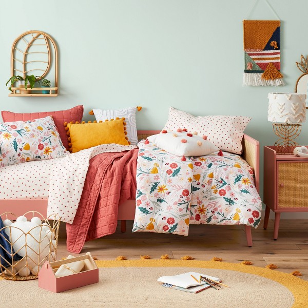 Juego de sábanas para niños de microfibra Mariquita - Pillowfort™ 5