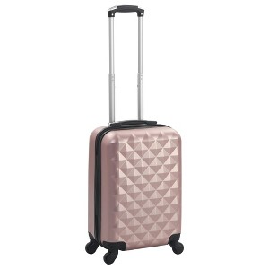 vidaXL Hardcase Trolley Rose Gold ABS - 1 of 4