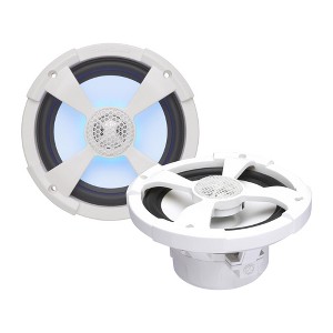 PowerBass XL-62M - 6.5" Marine Coaxial Speakers with RGB LED - Pair - 1 of 4