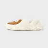 Women's Cozy Fleece High Cut Pull-On Slipper Socks with Grippers - 2 of 4