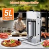 Sausage Stuffer, Meat Filler 11LBS/5L - Manual Dual Speed Sausage Maker, Heavy Duty Stainless Steel with 4 Stuffing Tubes - 4 of 4