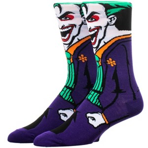 DC Comics The Joker: Rebirth 360-Degree Graphic Print Crew Socks for Men - 1 of 3