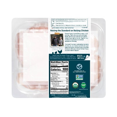 Farmer Focus Chicken Tenders - 0.75-1.67lbs - price per lb