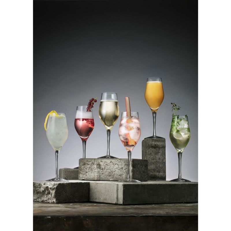 Orrefors Sense 8.6 Ounce Sparkling Wine Tasting Glass, Set of 6, 2 of 3
