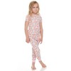 Yellow Flowers/Dots 2 Pack Kids Shortsleeve Pajama sets - 2 of 3