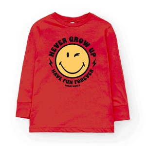 The Juniper Shop SmileyWorld Never Grow Up Youth Long Sleeve Tee - 1 of 4
