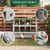 Coucheta Laying Boxes for Hens, Metal Nesting Boxes for Chickens, Chicken Nesting Box with Perch & Lid - Versatile Wall Mount or Free Standing - 3 of 4