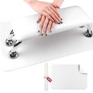 SAVILAND Arm Rest for Nails Tech Professional, Hand Rest for Nails Tech White Super-Comfort Big Nail Arm Restwith. - 1 of 4