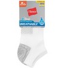 Hanes X-Temp Women's No Show Socks, Extended Sizes, 6-Pairs - 4 of 4