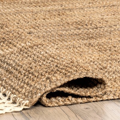 Raleigh Hand-Woven Black Wool Rectangular Easy-Care Rug, 3' x 5'
