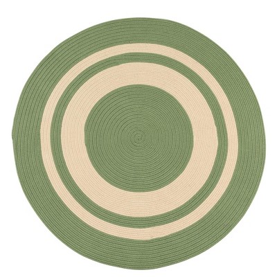 Colonial Mills Coronado Round - Moss 4 Ft round Round Rug Indoor/Outdoor 100% Polypropylene