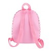 Super Mario Bros Princess Peach 10.6” Pink & White Checkered Mini Backpack - 3 of 4