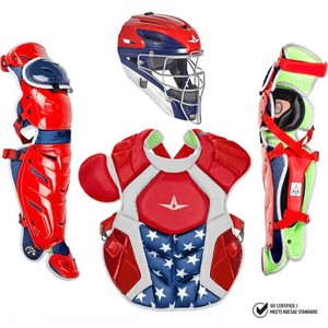 All Star Adult System7 Axis Pro Usa Catchers Set 19H - 1 of 1