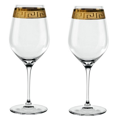 Nachtmann Muse Fine Crystal Bordeaux Glass, Set of 2