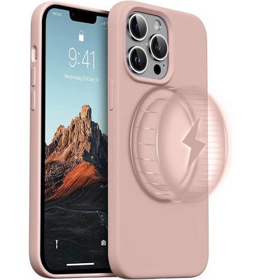 Entronix [Magnetic] Case Compatible with iPhone 15 Pro - Soft-Touch Liquid Silicone
