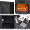 Farmhouse Fireplace TV Stand, TV Stand with Fireplace, Storage Cabinets,Double-Door Entertainment Center for TVs Up to 67",   Flame Effect - 4 of 4