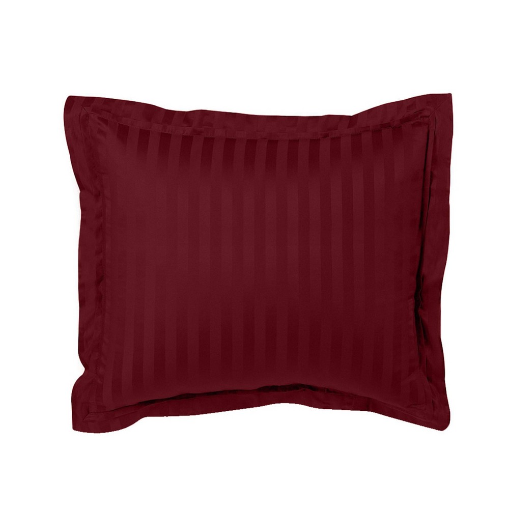 Photos - Pillowcase 500 Thread Count Euro Damask Pillow Sham Red - Fresh Ideas