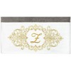 Linum Home Textiles 100% Turkish Cotton MONICA Gold Thread 2PC Embellished Bath Towel Set - 3 of 3