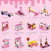 VATOS  25 Models Girls Ice Cream Truck Building Blocks Toys, 553 Pcs Pink Ice Cream Truck Set Toys for Girls Age 6+ - 3 of 3