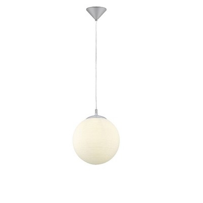 10" 1-Light Milagro Pendant Silver - EGLO
