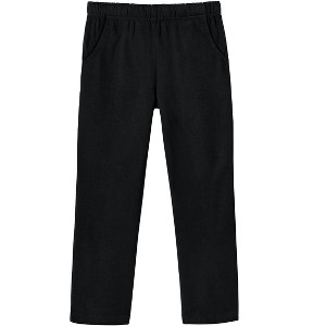 City Threads USA-Made Girls Soft Cotton UPF 50+ Jersey Pocket Pants - 1 of 4
