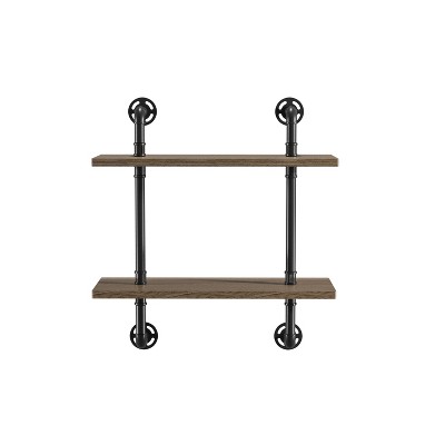 Dylan 2 Layer Floating Shelves Natural - HOMES: Inside + Out