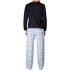 SLEEPHERO Henley Long Sleeve Tee Shirt with Knit Pajama Pants with Pockets - 2 of 4